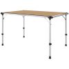 Folding Aluminum Camping Table, Adjustable Height