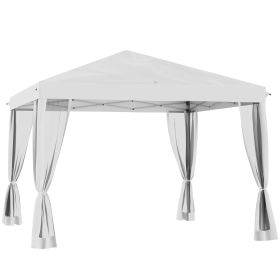 10' x 10' Pop-Up Outdoor Canopy with Sidewalls & Mesh Walls