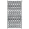 Outdoor Reversible Rug 9'x18' - Black & White