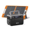300W Power Station + 60W Solar Panel 230.4Wh LiFePO4 (Peak 600W) Solar generator AC Outlets