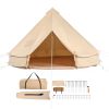 Canvas Bell Tent, 4-Seasons, 6 m/19.68 ft with Stove Jack - 10 Person