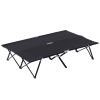 2 Person 50" Extra Wide Portable Sleeping Cot with Carry Bag