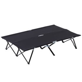 2 Person 50" Extra Wide Portable Sleeping Cot with Carry Bag