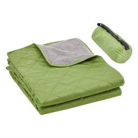 Large Stadium Blanket, Waterproof & Windproof, 330GSM Polyester Fleece, Flame Retardant