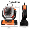 Portable Camping Fan 20000mAh Rechargeable Power Bank with 270° Rotation