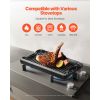 Reversible Grill/Griddle, 14x8.5 inch Pre-Seasoned Cast Iron Griddle with Handle