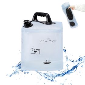 Large Capacity 15L Collaspsible Water Bag, Durable, Leak-Proof Bucket