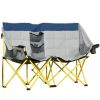 Oversized Double Camping Chair, with Carry Bag & Cup Holders