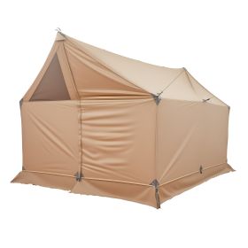 2-Person Waterproof Cabin Hot Tent with Stove Jack