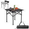 Carbon Steel Square Tube Frame Heavy Duty Portable Folding Table