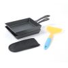 HAWOK Cast Iron Rectangle Pan