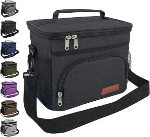 Insulated Lunch Bag - water resistant, leakproof, adjustable shoulder strap