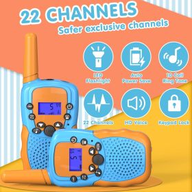 Walkie Talkies for Kids - 22 Channels - 2 Way Radio, 3 Mile Range