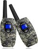Walkie Talkies for kids with Key Lock (2 Pack,Camo)