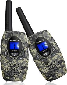 Walkie Talkies for kids with Key Lock (2 Pack,Camo)