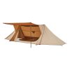 Hot Tent with Stove Jack & 2 Tarp Poles, Waterproof