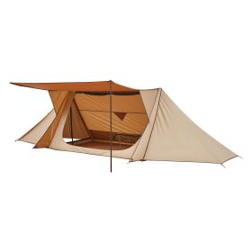 Hot Tent with Stove Jack & 2 Tarp Poles, Waterproof