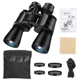 8-24x Binoculars with 50mm Objective Lens, Multi-Layer Coated Aspherical Lenses, High-Grade BAK-4 Prisms, Compact & Portable