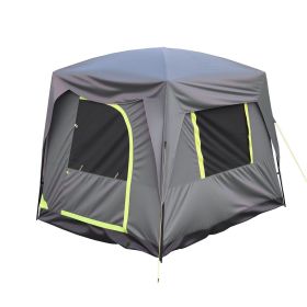 5-8 Person SUV Tent with Mesh Windows, 10FT L x 8FT W, Waterproof PU2000mm Double Layer Design