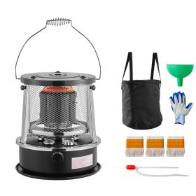 9000 BTU Portable Kerosene Heater & Stove with Adjustable Height & Flame - Easy Storage