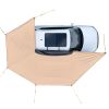 270 Degree Car Side Awning, 133 sq.ft Driver Side Vehicle Awning, Waterproof UV50+ with Carry Bag