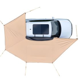 270 Degree Car Side Awning, 133 sq.ft Driver Side Vehicle Awning, Waterproof UV50+ with Carry Bag