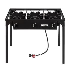 3-Burner Propane Camp Stove - 225,000 BTU