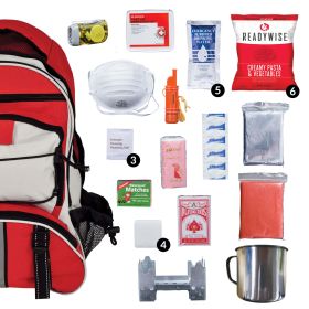 64 Piece Survival Back Pack