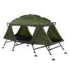 Collapsible Camping Tent with An Integrated Cot 84.6*34.5*49.2in