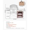 2-Tier Folding Camping Kitchen Table with Zippered Bag