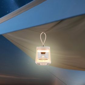 Outdoor Waterproof Camping Lantern Speaker with 3 LED Lights