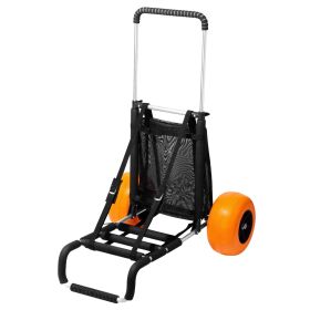 Cart Dolly w/ 12" Wheels for Sandy ground, 29.9" x 15.4" Cargo Deck