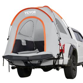 2-3 Person Truck Bed Tent, 6.4'-6.7' Pickup Truck Tent with Rain Layer and Carry Bag, Waterproof PU2000mm Double Layer