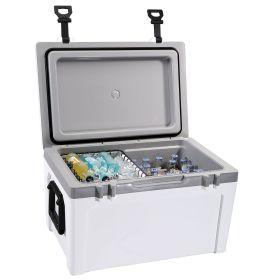 52QT Hard Side Cooler, 50 Can capacity, with Heavy Duty Handles
