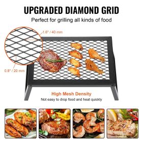 Heavy Duty 18" Steel Mesh Grate with Legs, incl. Carrying Bag