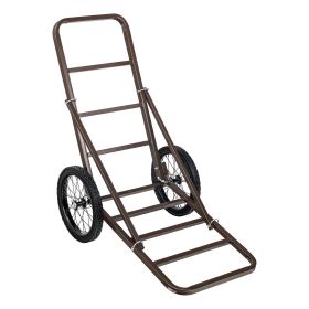 Folding Game Cart, 300 LBS Capacity, with Big Rubber Wheels & Ergonomic Handle
