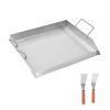 Stainless Steel Griddle, 18x16 inch Universal Flat Top