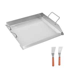 Stainless Steel Griddle, 18x16 inch Universal Flat Top