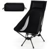 Compact Folding Camping Chair - Rustproof Aluminum Poles