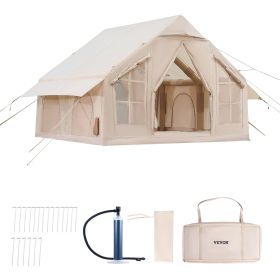 4-6 Person Easy Setup Inflatable Tent with Hand Pump