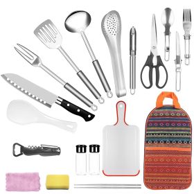 19Pcs Camping Cookware Set - with Bag