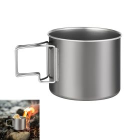 Portable Cup with Foldable Handle