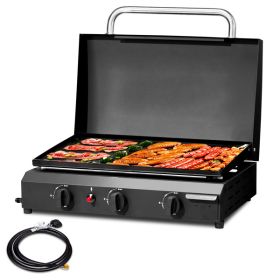 3-Burner Flat Top Gas Griddle