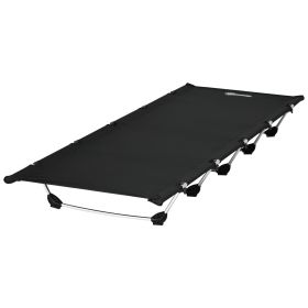 Lightweight Aluminum Camping Cot w/ Strong Support - 330 lbs Load, incl. Carry Bag