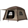 1-2 Person Inflatable Tent with Doors, with Hand Pump and carry bag