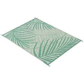 Reversible Outdoor Waterproof Rug with Carry Bag, 9' x 12'