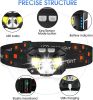 Ultra-Bright LED Rechargeable Waterproof Headlamp - 2pack