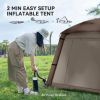 1-2 Person Inflatable Tent with Doors, with Hand Pump and carry bag