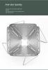 Stainless steel folding coffee filter funnel