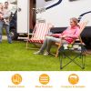 Folding Lightweight Camping Table with Cup Holders with Carry Bag